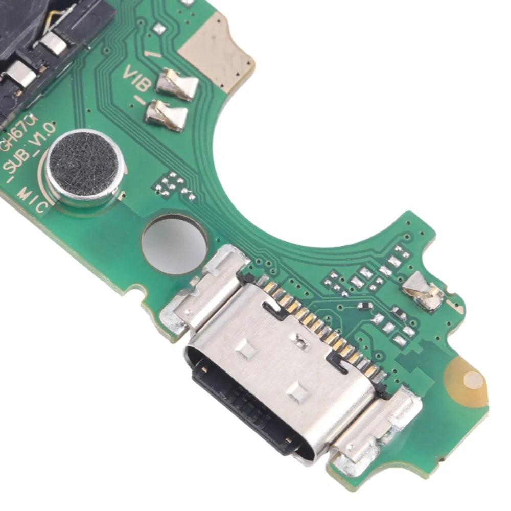 For ZTE Blade A54 Dock Connector Charging Port Flex Cable Repair Part (Without Logo) - 4
