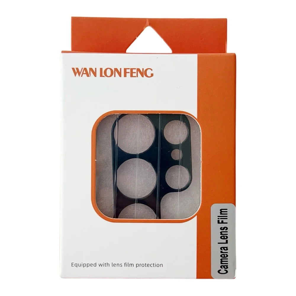 WANLONFENG LHJ Series For Samsung Galaxy S24+ Metal Camera Lens Protector Integrated Lens Film - Black - 2