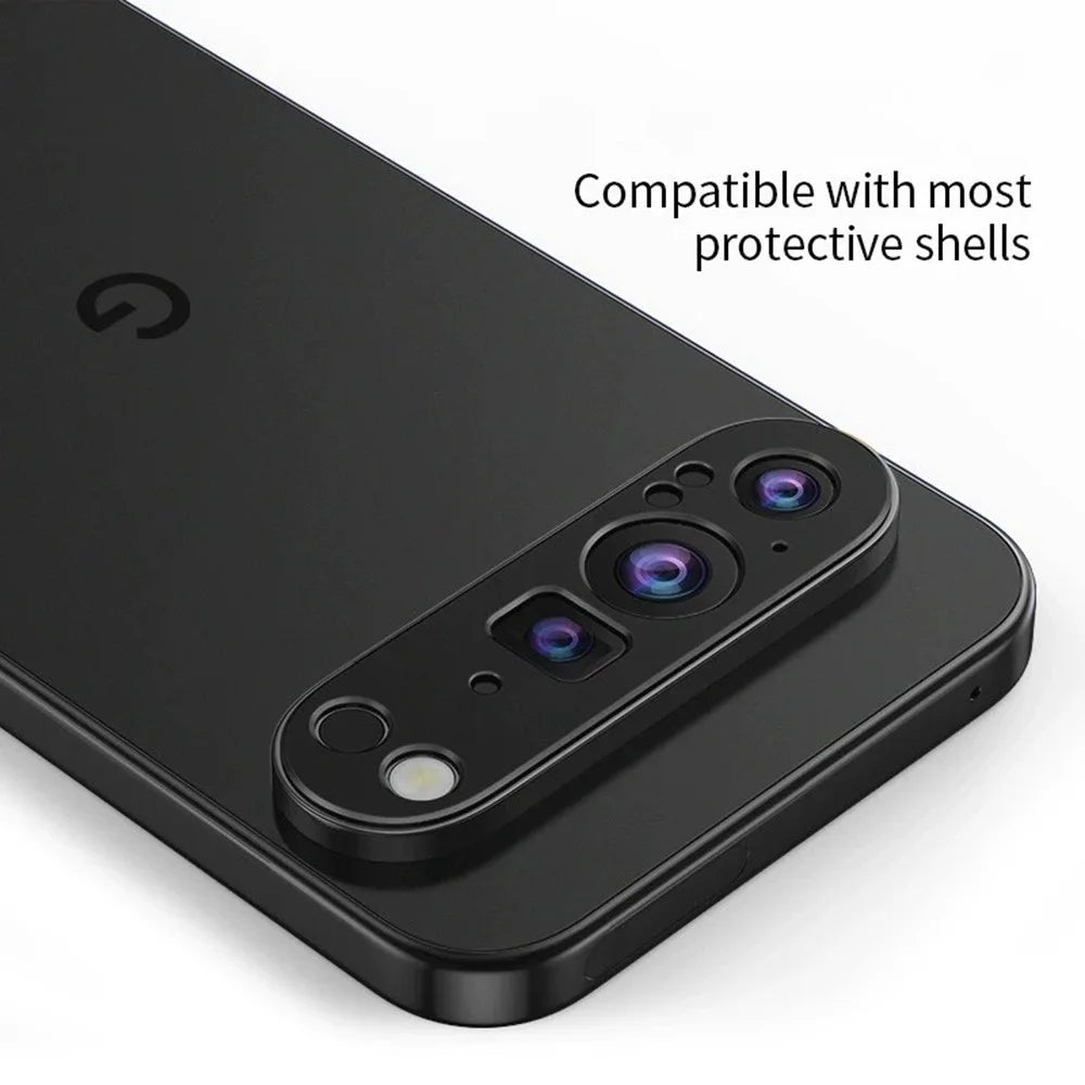 WANLONFENG LHJ Series For Google Pixel 9 Pro XL Metal Camera Lens Protector Integrated Lens Film - 3