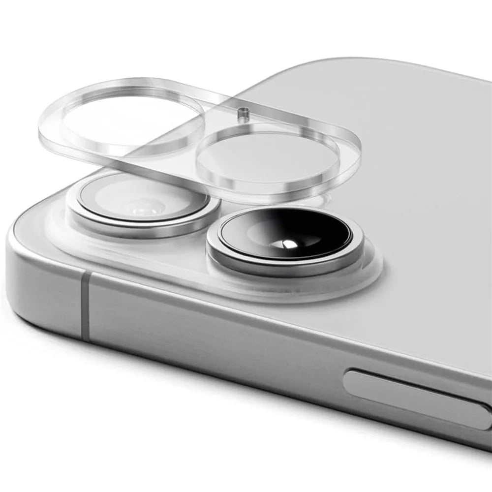 KALEBOL KLB-LPC001 For iPhone 16 / 16 Plus One-Piece Phone Lens Film Clear Tempered Glass Lens Protector - 1