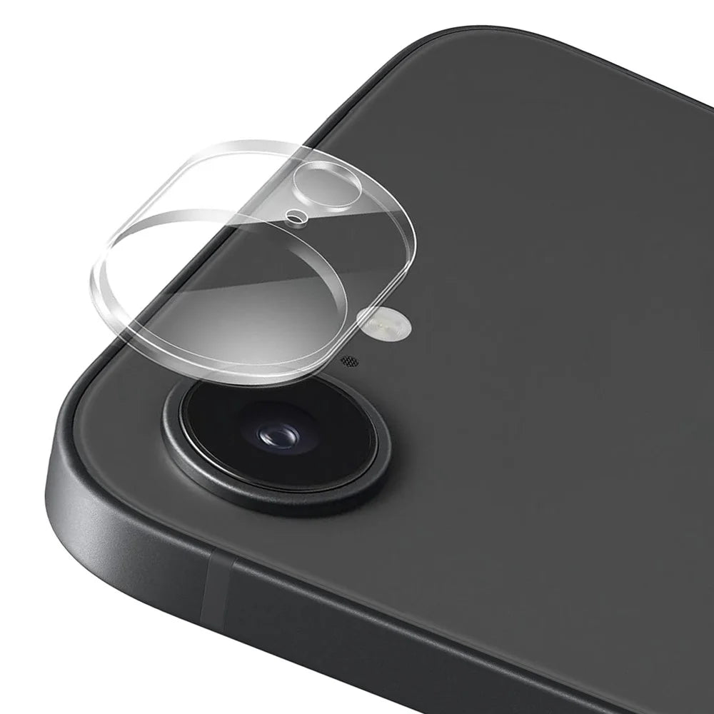 KALEBOL KLB-LPC001 For iPhone 17e / 16e One-Piece Phone Lens Film Clear Tempered Glass Lens Protector - 1