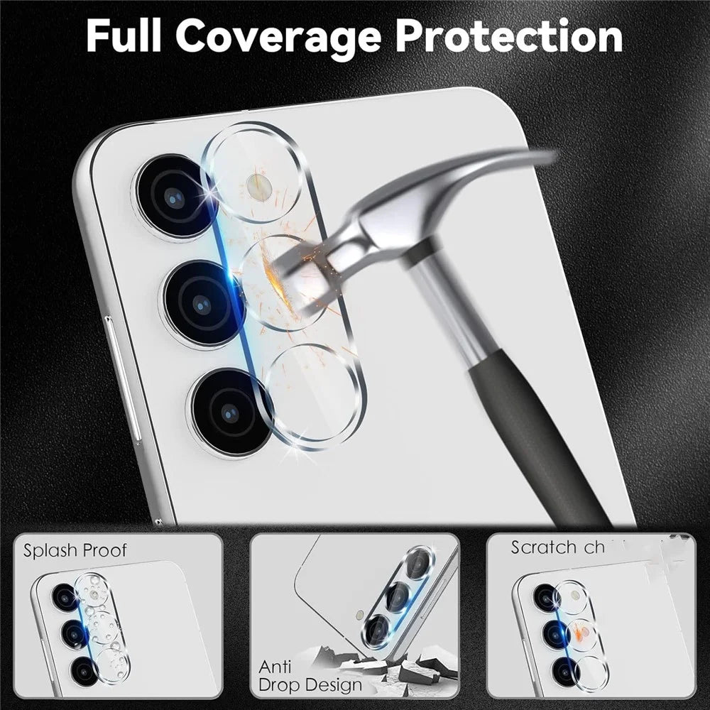 KALEBOL KLB-LPC001 For Samsung Galaxy S23+ One-Piece Phone Lens Film Clear Tempered Glass Lens Protector - 3