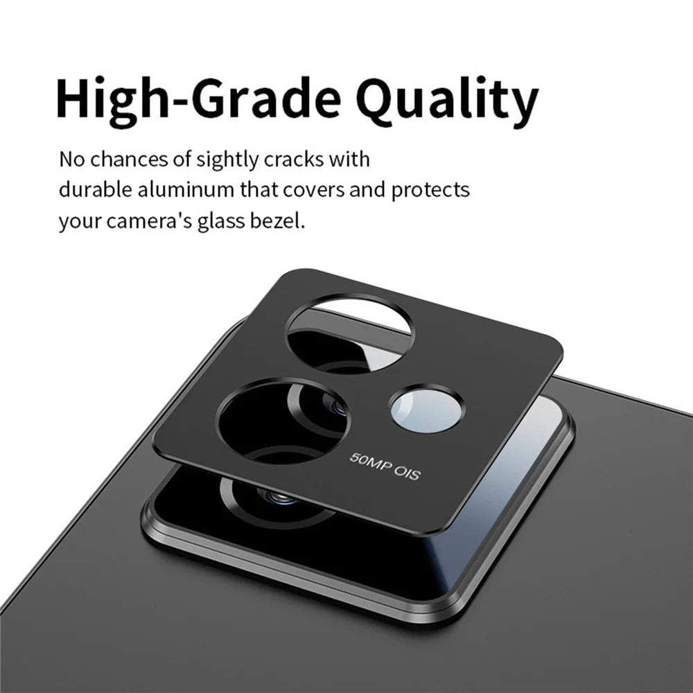 KALEBOL KLB-LPC005 For Honor X60 GT 5G Hollow Lens Protector Aluminum Alloy Phone Camera Bezel Cover - 4