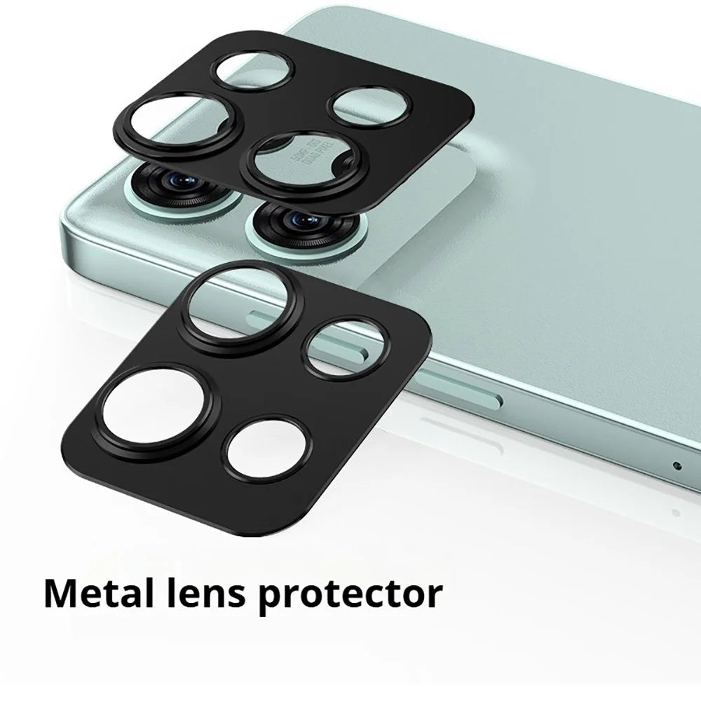 KALEBOL KLB-LPC005 For Motorola Moto G75 5G Hollow Lens Protector Aluminum Alloy Phone Camera Bezel Cover - 2