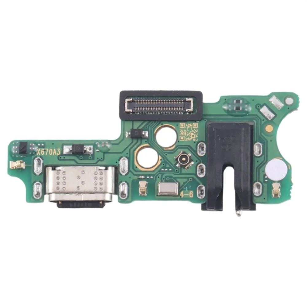 For Infinix Note 12 G96 4G X670 Dock Connector Charging Port Flex Cable Repair Part (Without Logo) - 1