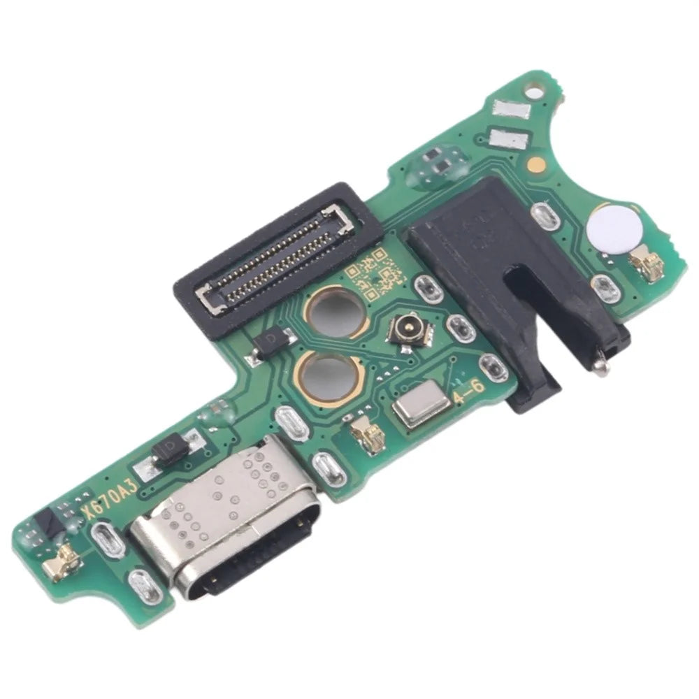 For Infinix Note 12 G96 4G X670 Dock Connector Charging Port Flex Cable Repair Part (Without Logo) - 2