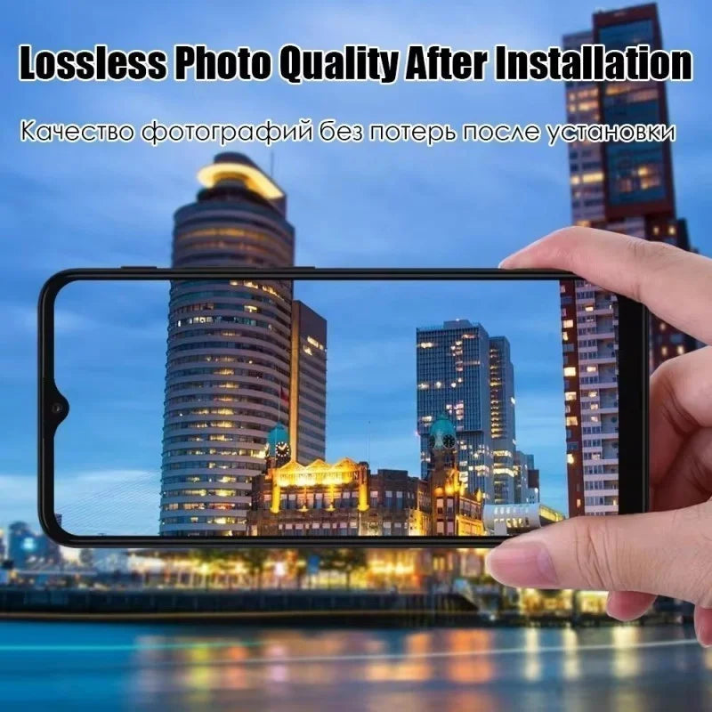 WANLONFENG For Samsung Galaxy S26 Camera Lens Protector  HD Full Black Silk Printed Lens Film - Black - 2