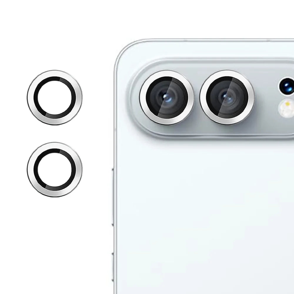 For Honor 500 5G Camera Lens Protector Ultra Thin CD Vein HD 9H Tempered Glass Lens Film - Silver - 1