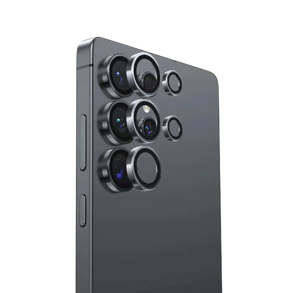 TORRAS For Samsung Galaxy S25 Ultra  Camera Lens Protector Tempered Glass Clear Lens Film (Amazon Packaging) - Black - 4