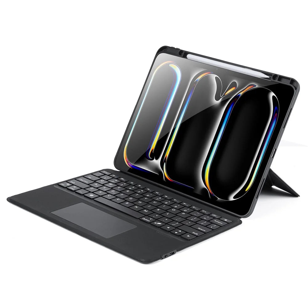 DUX DUCIS For iPad Pro 13 (2025) / 13 (2024) Stand Leather Cover with Detachable Bluetooth-compatible Keyboard - 2