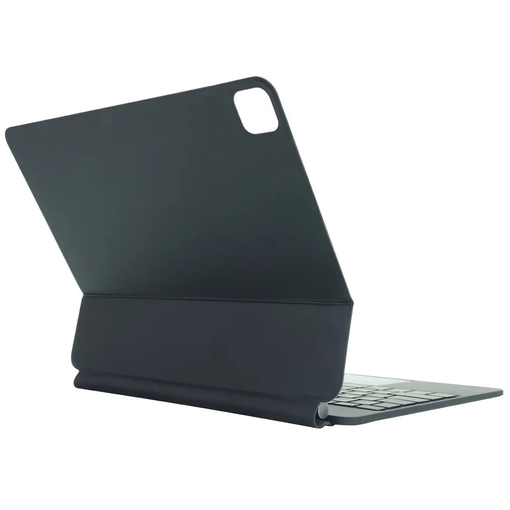 P14 For iPad Pro 13 (2025) / (2024) Tablet Stand Case with Touchpad Floating Magnetic Keyboard - Black - 5