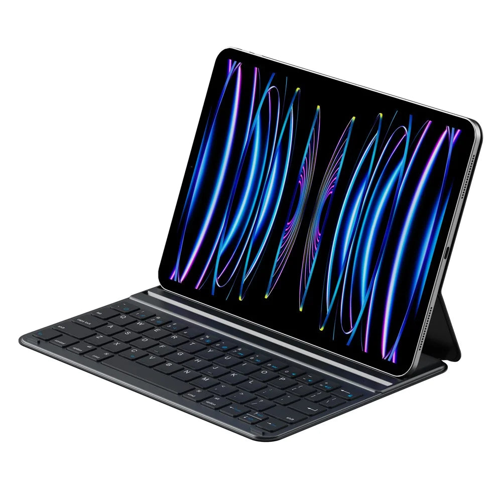 WIWU F17 Bluetooth-Compatible Keyboard Case Magic Keyboard for iPad Air 13 (2026) / (2025) / (2024) / Pro 12.9 (2017) / Pro 12.9 inch (2015) - Grey - 3