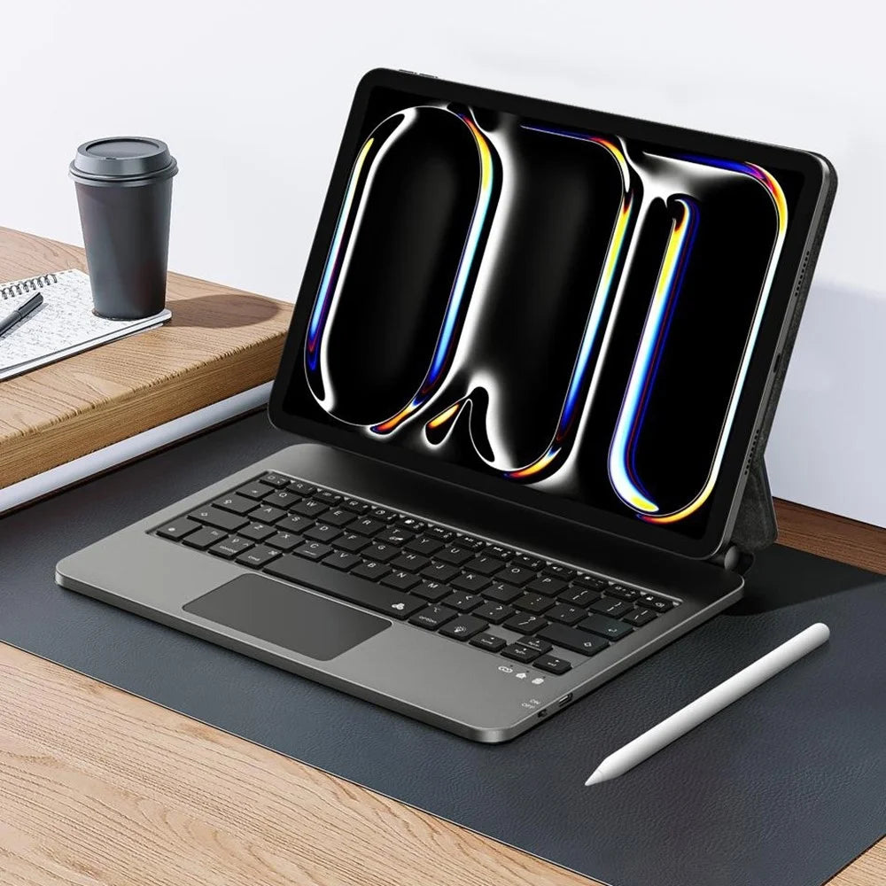 WIWU MK-003 Bluetooth-Compatible Keyboard Case Backlit Magic Keyboard for iPad Air 13 (2026) / (2025) / (2024) / Pro 12.9 (2022)  /  (2021)  /  (2020) - 7
