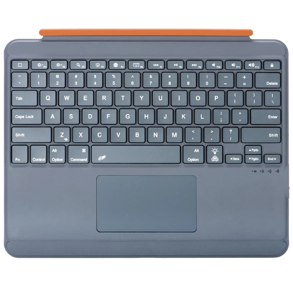 K09 For iPad Pro 13 (2025) / (2024) Leather Cover Magnetic Detachable Smart Touchpad Floating Magnetic Keyboard with Backlit - 2