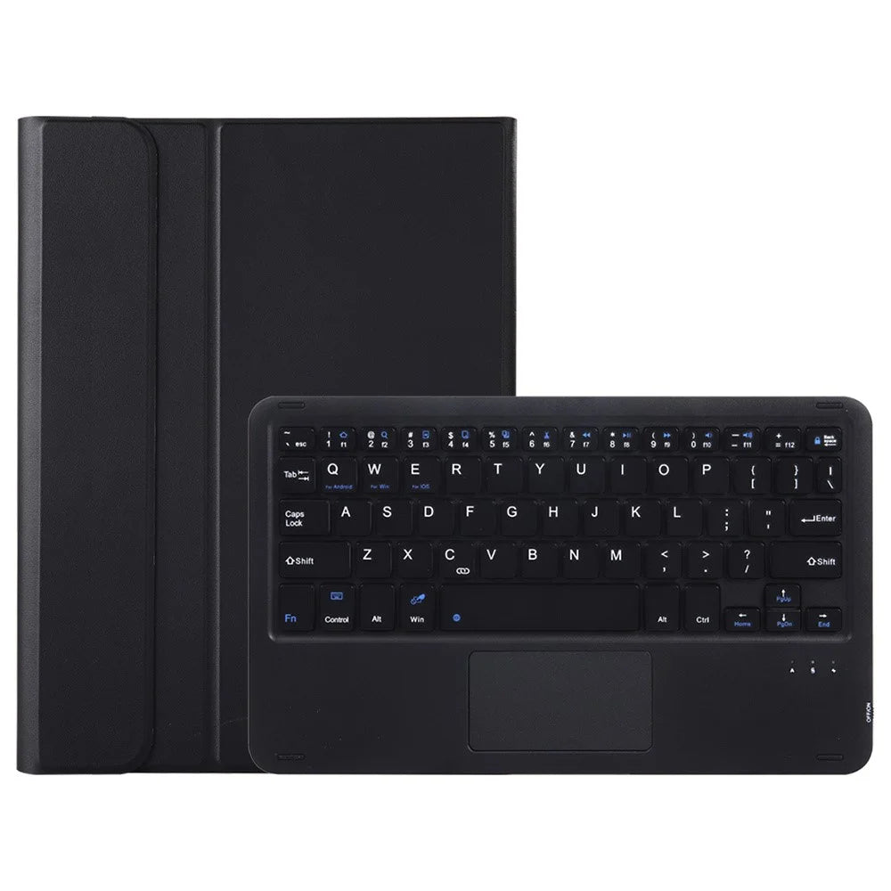 AM29-A Leather Case for Lenovo Tab 10.1 (2025) / Zhaoyang K10C / S10 TB-311FU / XC TBF1 2025 Touchpad Bluetooth-Compatible Keyboard - Black - 1