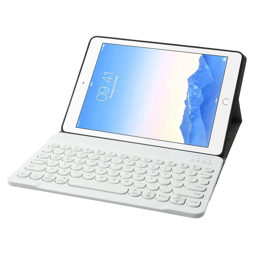 Y07S For iPad 9.7-inch (2018) (2017) / iPad Pro 9.7 inch (2016) / Air 2 / Air (2013) Bluetooth-Compatible Keyboard Leather Case - 2