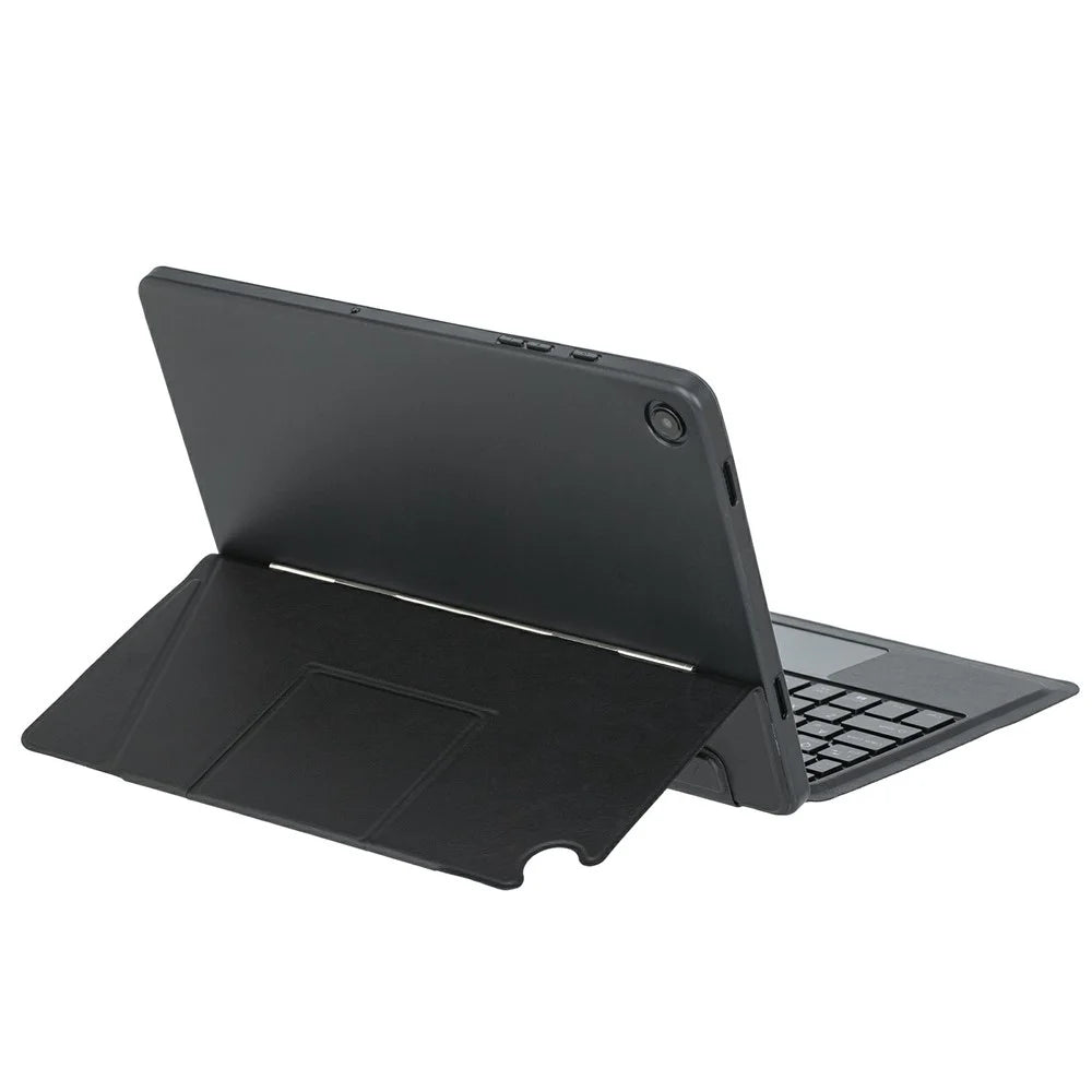 For Samsung Galaxy Tab A9+ X210 / X215 / X216 Floating Bluetooth-compatible Keyboard Stand Case with Backlit - Black - 5