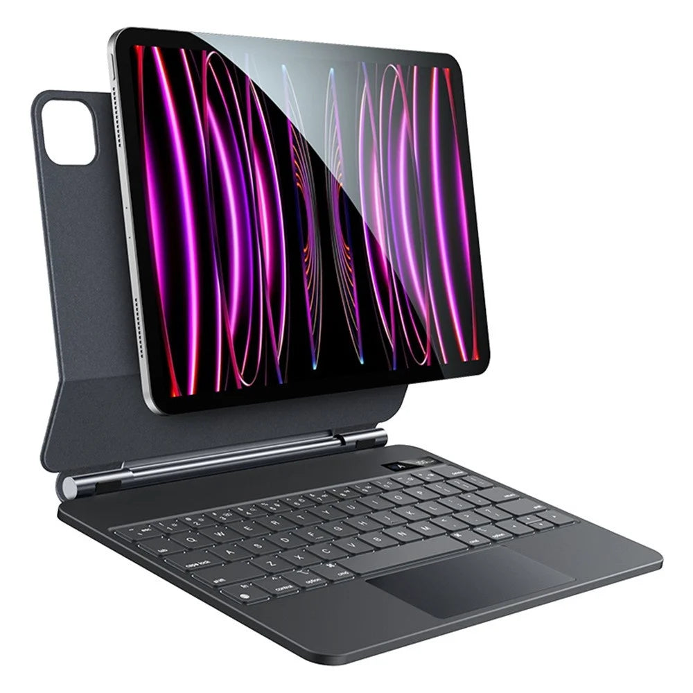 YESIDO KB26 Magnetic Floating Magnetic Keyboard Case for iPad Pro 12.9 (2020) / (2018) / (2017) / (2015) Dual Axis Rotation with 7-Color Backlit - 1