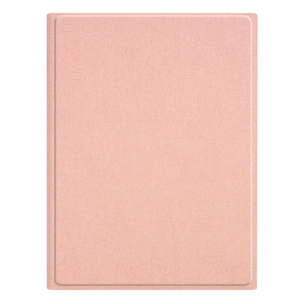 SK-1026 Wireless Touch Bluetooth-compatible Keyboard Case Multi-Angles Viewing Stand Protective Leather Shell Cover for iPad 10.2 (2021)/(2020)/(2019) - Rose Gold - 2