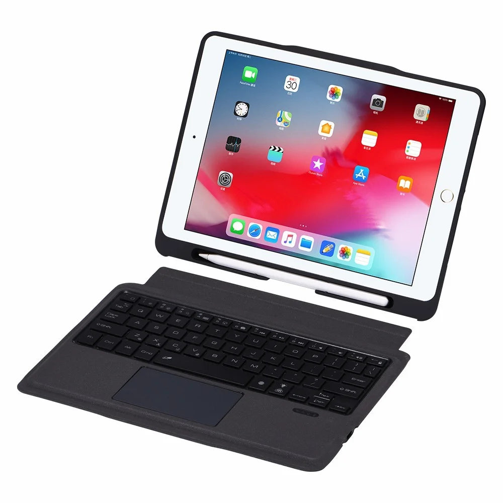 T206D Bluetooth-compatible Keyboard Leather Case with Colorful Backlit for iPad 10.2 (2021)/(2020)/(2019) - 2