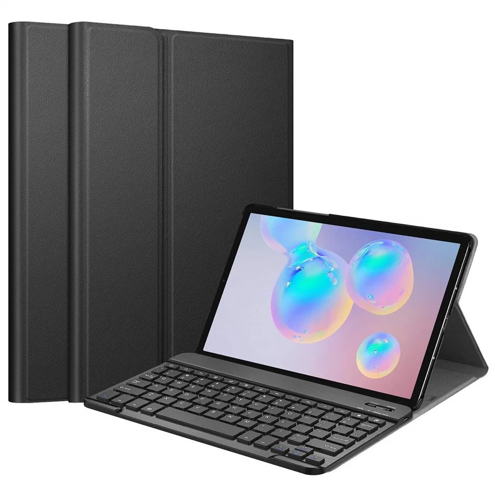 SK-T860D For Samsung Galaxy Tab S6 (SM-T860 / T865) Ultra-Thin 2 in 1 Removable Bluetooth-compatible Keyboard + PU Leather Anti-Fall Case with Magnetic Attach Pencil Holder - 1