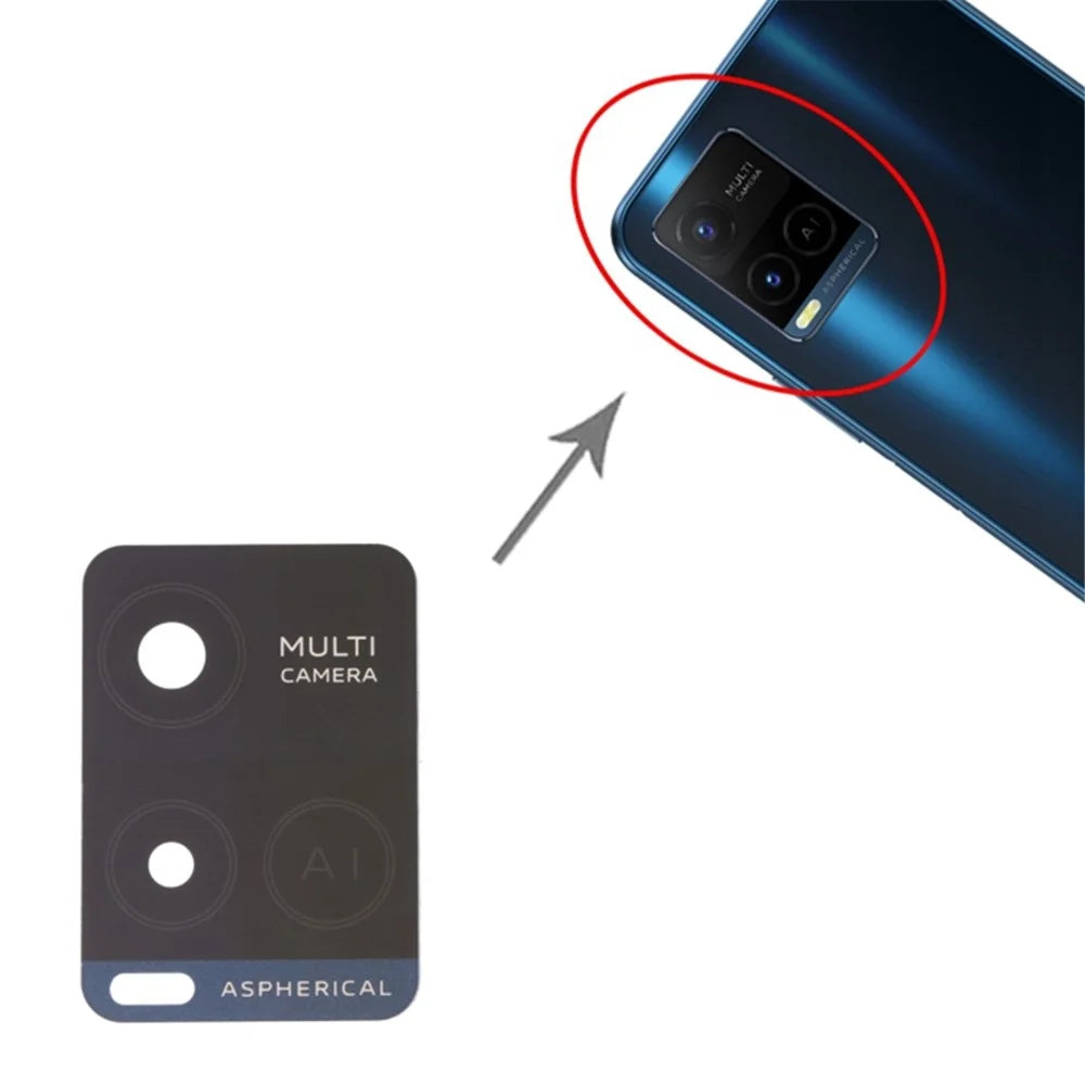For vivo Y21s / Y33s 4G / Y33t 4G Rear Back Camera Lens Cover Replacement Part (without Logo) - 3
