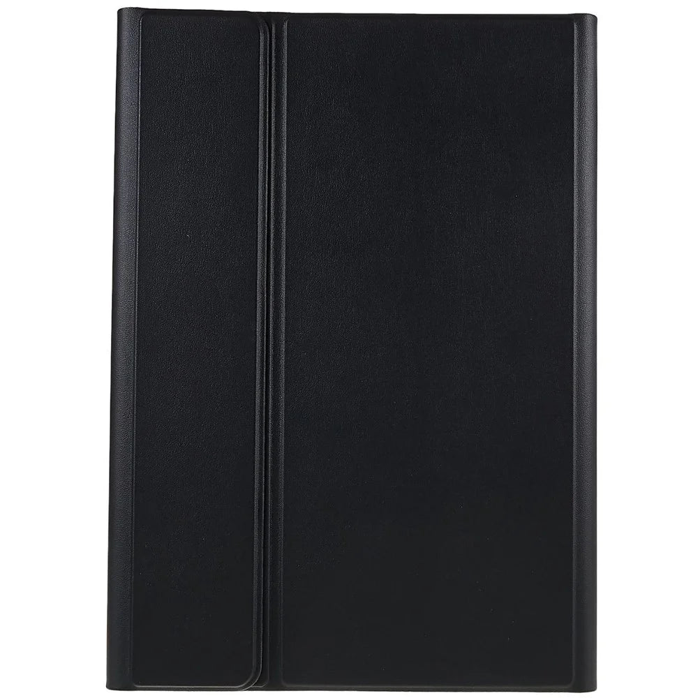 For Samsung Galaxy Tab S7+ / S8+ Bluetooth-compatible Keyboard Case with PU Leather Cover Wireless Keyboard Protective Case - Black - 2