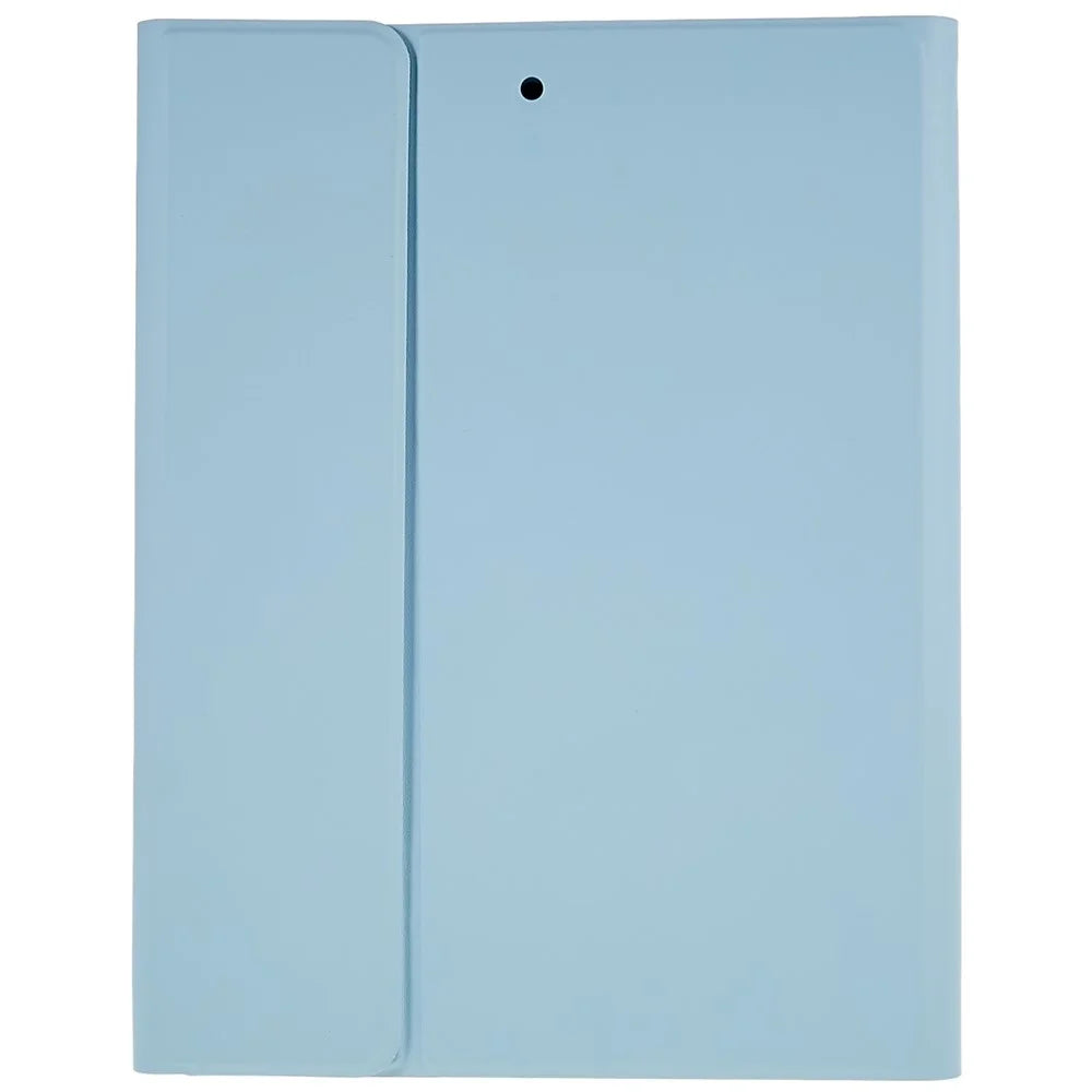 For iPad Air (2013) / Air 2  /  iPad Pro 9.7 inch (2016)  /  iPad 9.7-inch (2017) / (2018) Smart Keyboard Case with PU Leather Protector Bluetooth-compatible Keyboard Shockproof Case - Blue - 4