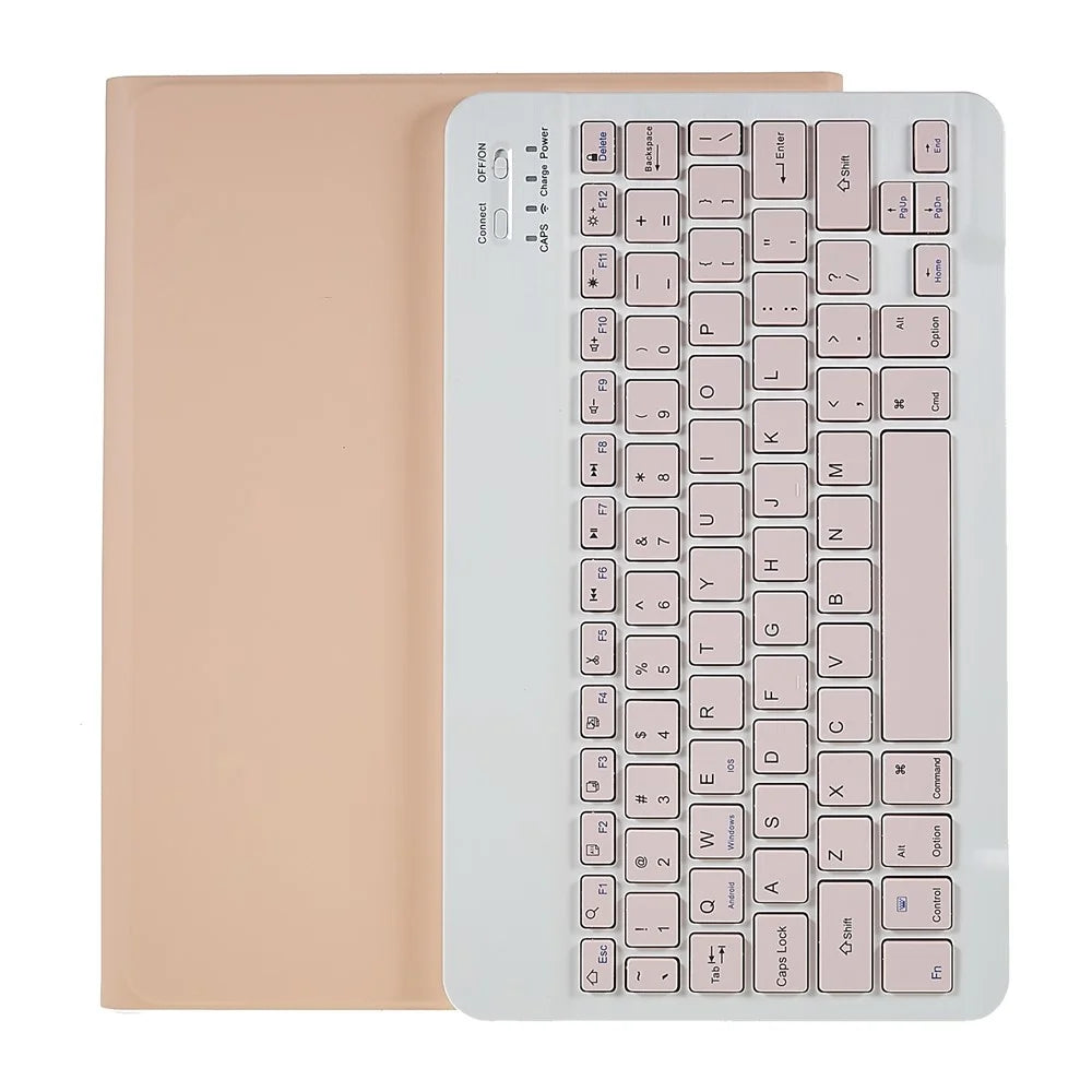SK-1109 For iPad Air 11 (2026) / (2025) / (2024) / Pro 11 (2018) / (2020) / (2021) / (2022) / Air (2020) / (2022) Bluetooth-Compatible Keyboard Cover - Pink - 5