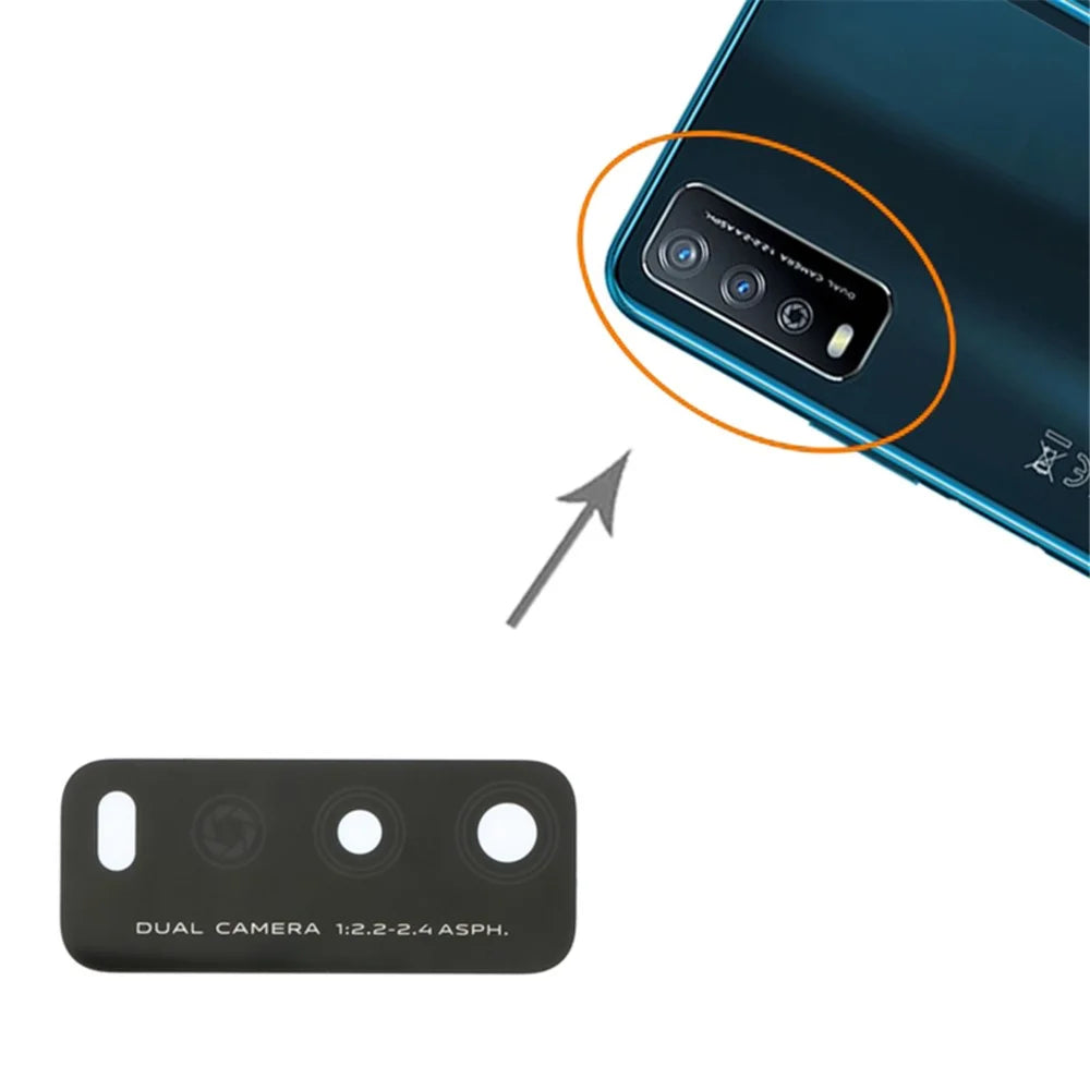 For vivo Y11s / Y30 Standard / Y30g 4G / Y12s / Y12a / Y12s 2021 Rear Back Camera Lens Cover Replacement Part (without Logo) - 3