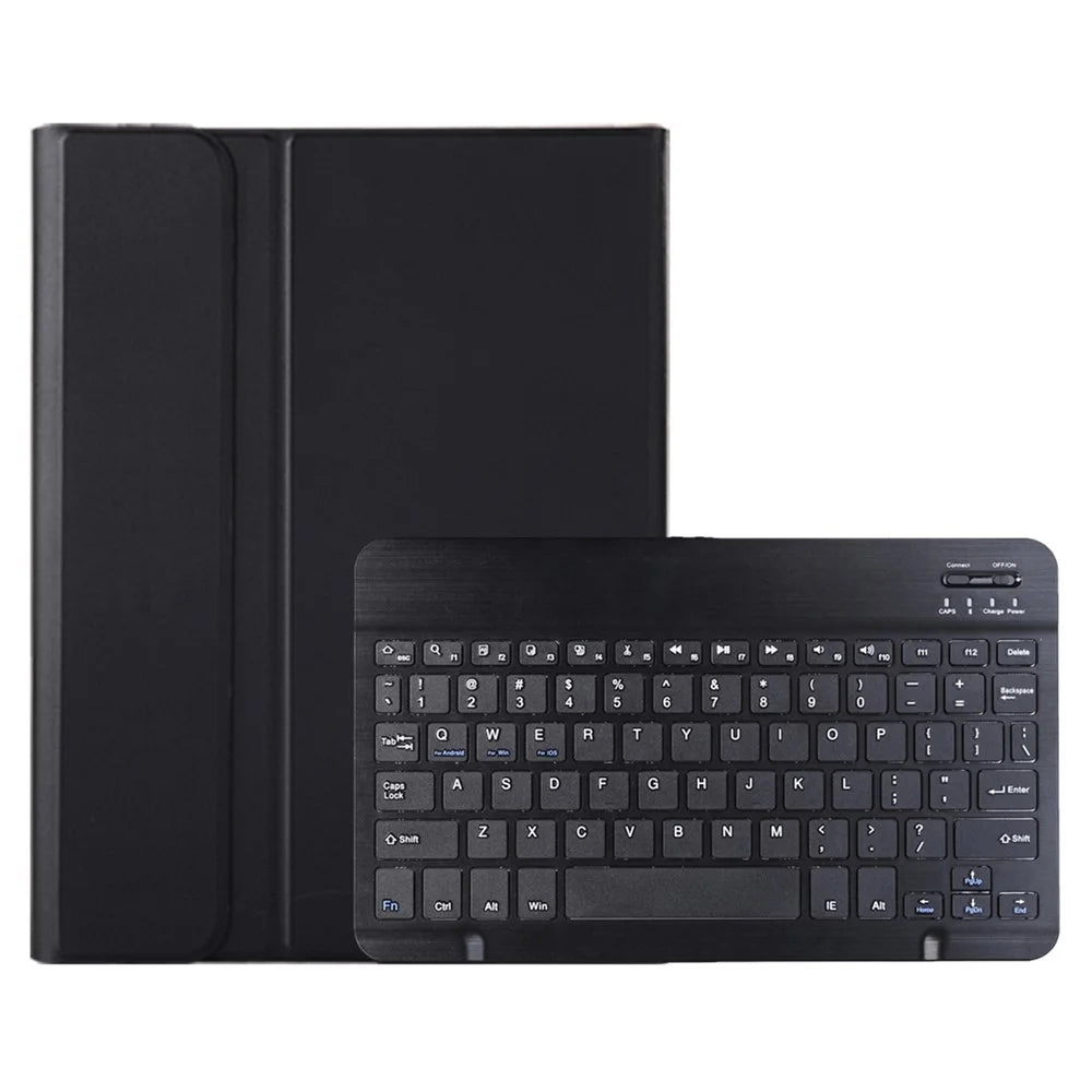 OP13 For Oppo Pad 2 Soft Tablet Case with Bluetooth-compatible Keyboard Stand Leather Cover - Black - 2