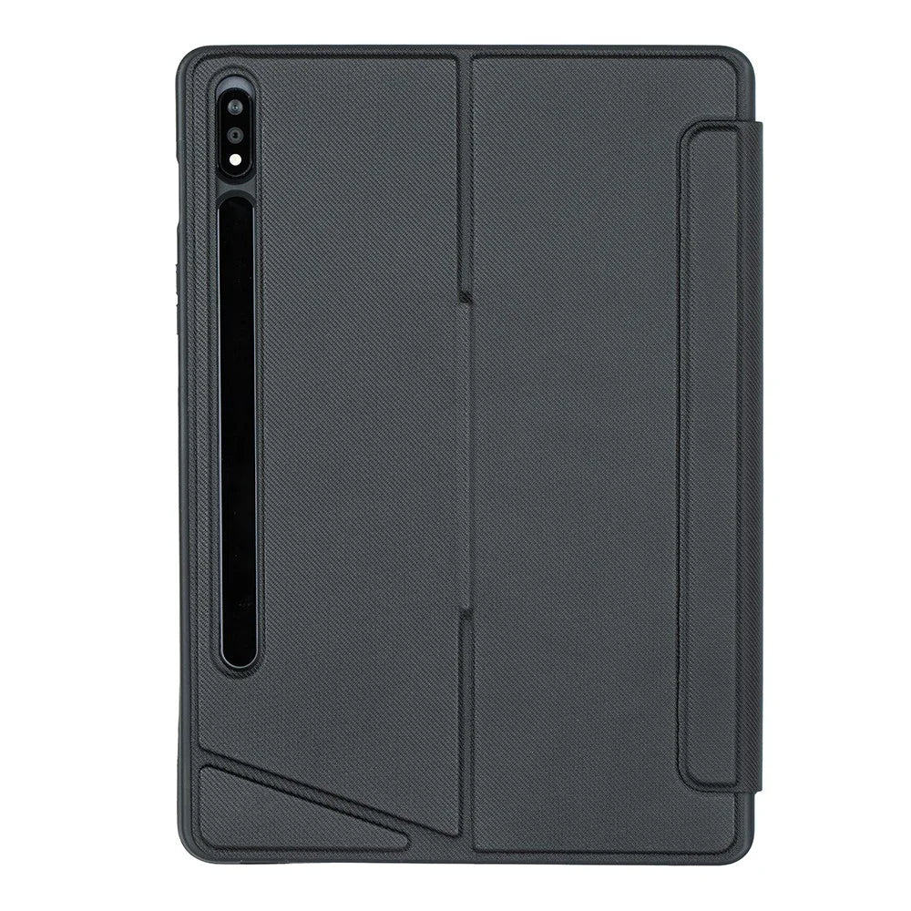 T870B-AS for Samsung Galaxy Tab S7 T870 T875  /  S8 X700 X706 2 in 1 Bluetooth-compatible Keyboard Tablet Stand Case with Pen Slot  /  Touchpad  /  Backlight - 2