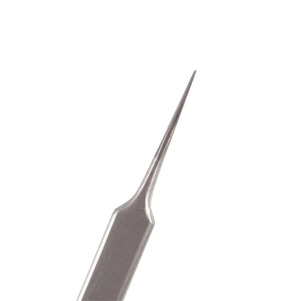 SUNSHINE ST-14 High Strength Metal Long Pointed Tip Tweezers - 5