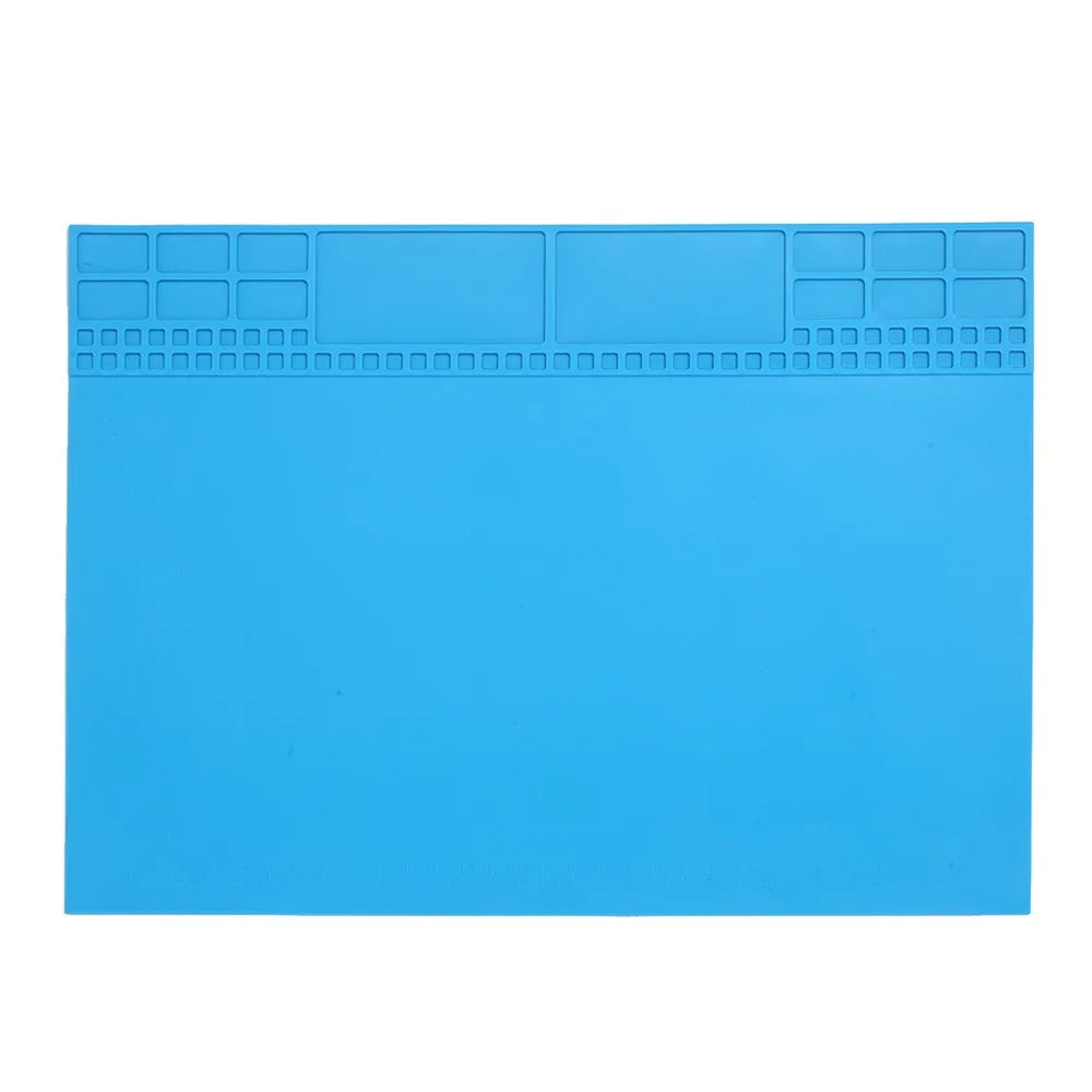TE-504 Insulation Silicone Pad Heat-resistant Magnetic Soldering Pad - 1