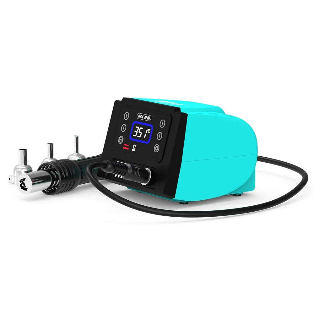 RF4 RF-H6 600W Hot Air Rework Station 220V Digital Display Heat Gun for Electronics Repairing, EU Plug - 3