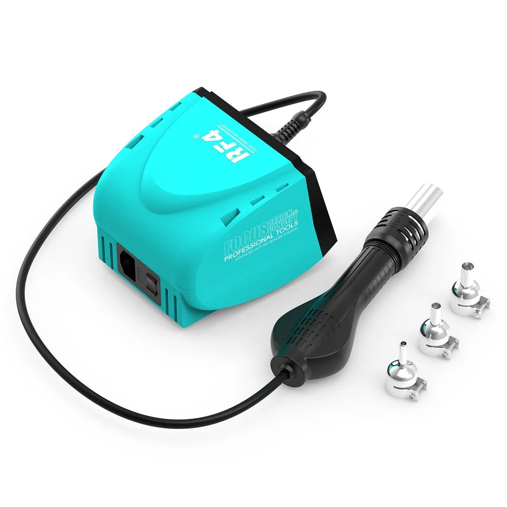 RF4 RF-H6 600W Hot Air Rework Station 220V Digital Display Heat Gun for Electronics Repairing, EU Plug - 4