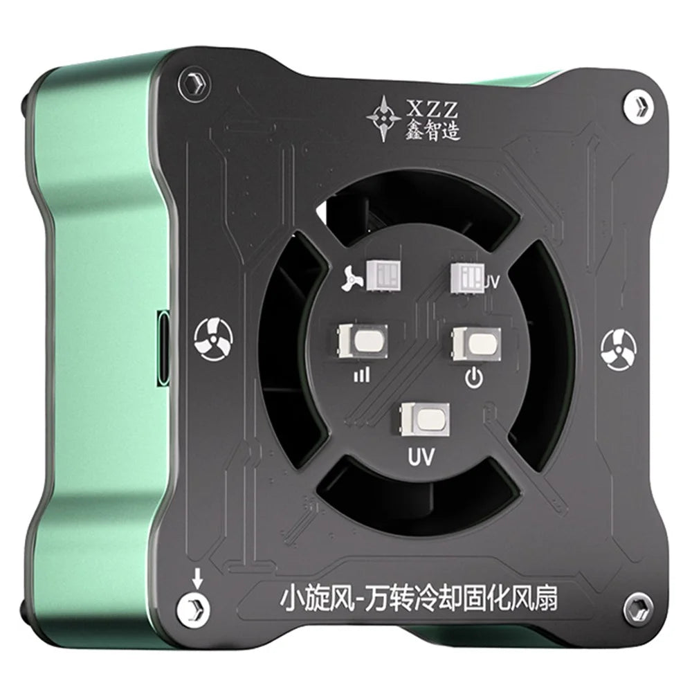 XZZ Quick Heating Dissipation UV Curing Fan Phone PCB Chip Smoke Exhausting Cooling Fan - 2