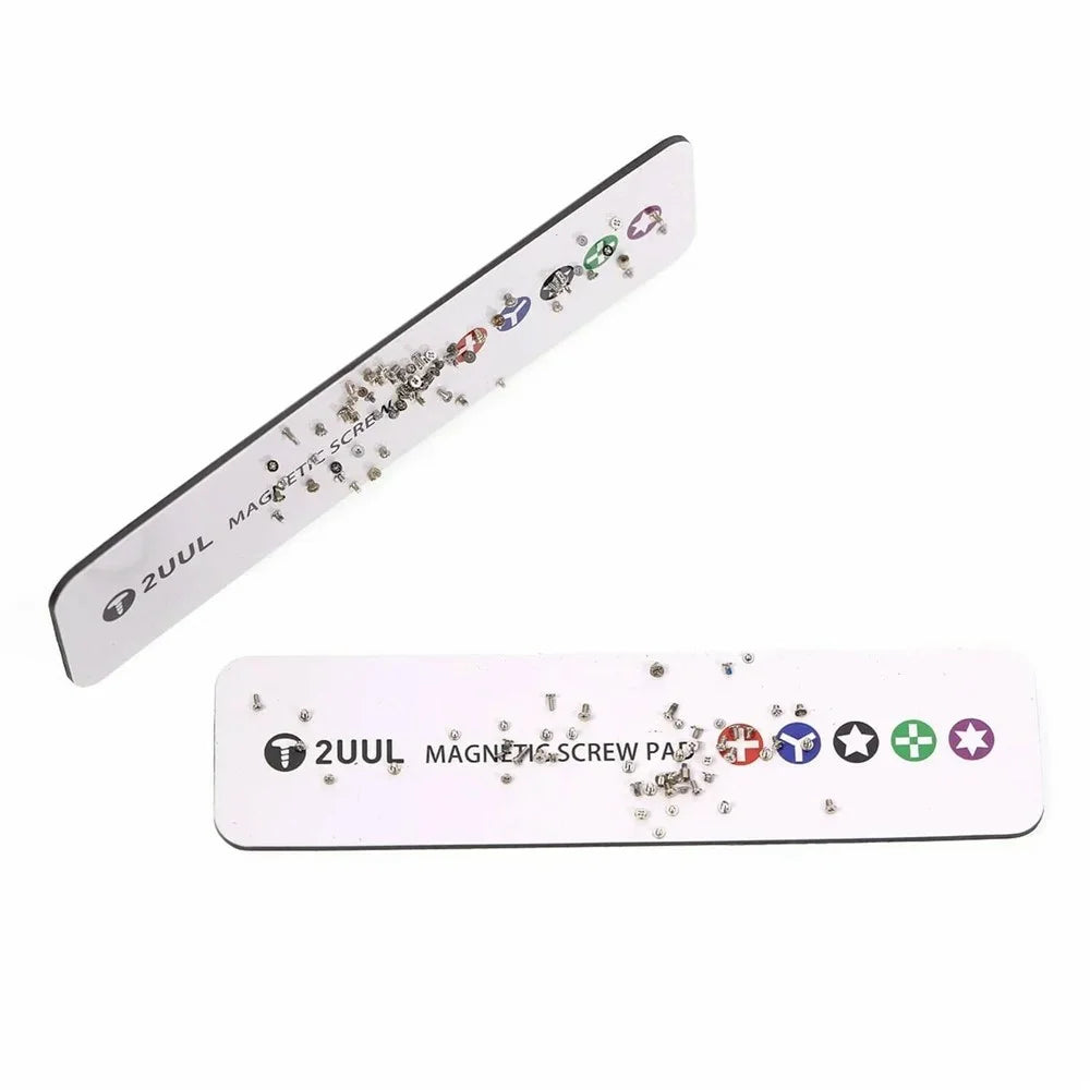 2UUL ST93 14x3.5cm Magnetic Screw Pad Accessories Organizer Mat for Phone Repairing - 2