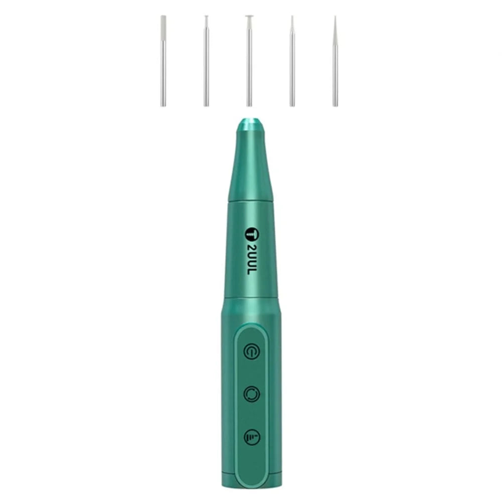 2UUL DA81 Rechargeable Grinding Pen for Phone Repair with 5 Tips, 1200mAh Phone Repair Tool - 1