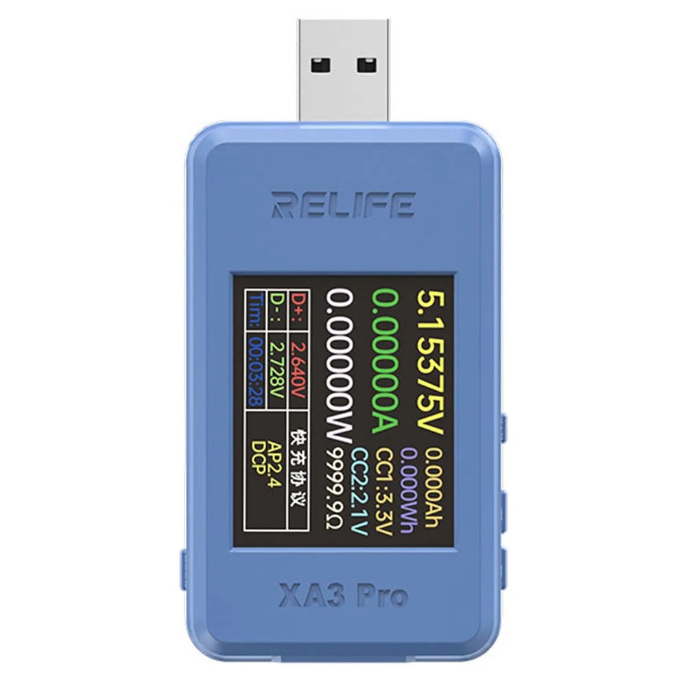 RELIFE XA3 Pro USB Intelligent Detector Fast Charging Protocols Tester - 2