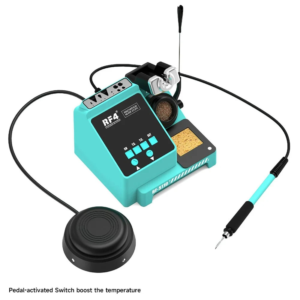 RF4 RF-S110 Smart Soldering Iron BGA PCB SMD Handle Soldering Station for Phone Motherboard Repair - EU Plug - 3