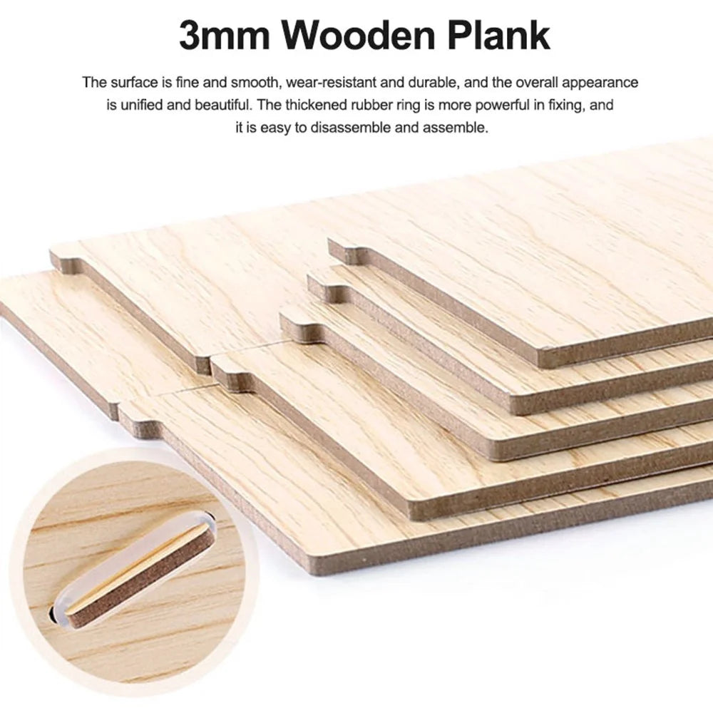 RELIFE RL-001B Pro 24 Grid Phone Management Box  /  Wooden Storage Organizer  /  Multi-Compartment Device Holder - 4