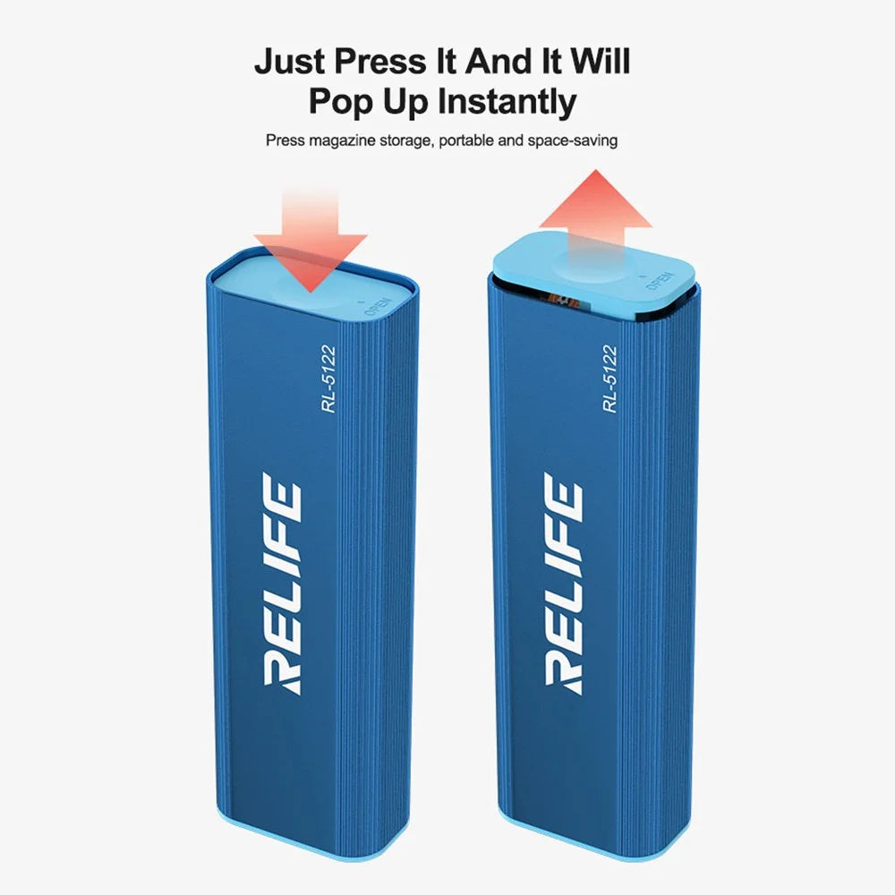 RELIFE RL-5122 43 in 1 Rotary Screwdriver Tool Set Innovative Rotating Shaft with 40 Screwdriver Bits - 4