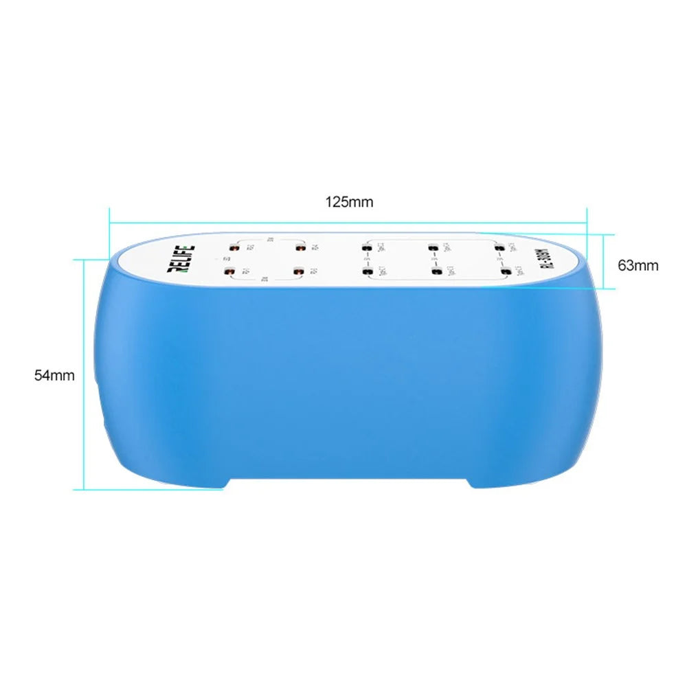 RELIFE RL-309M 10-Port Type-C Charging Station Smart Charger 72W High Power for Multi-Device - EU Plug - 7