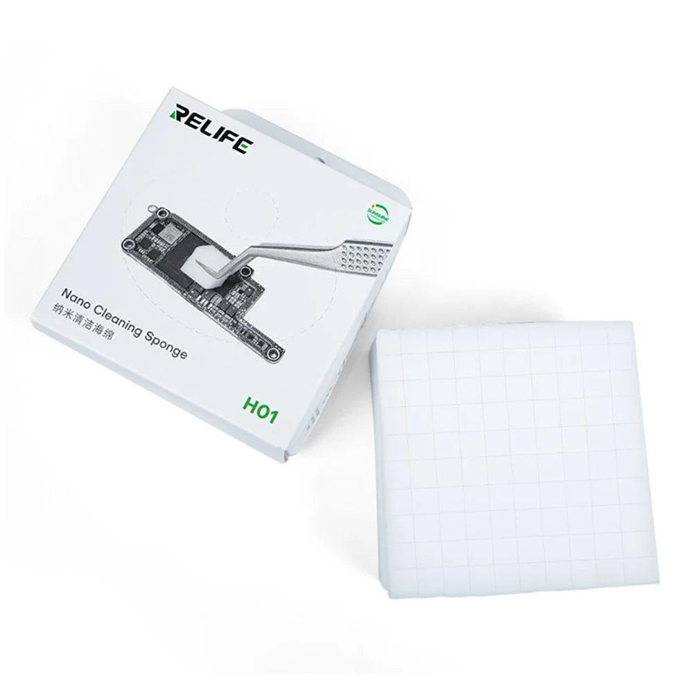 RELIFE HO1 500Pcs / Box Nano Cleaning Sponge High Density Strong Adsorption Pre Cut Particles Sponge - 1