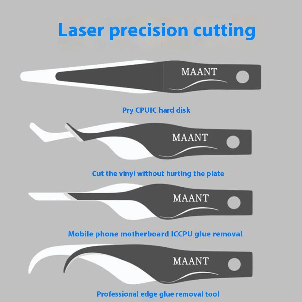 MAANT MY-102 4 In 1 Mobile Phone Motherboard Repair Tool Adhesive Scraper Remover for IC CPU Maintenance - 5