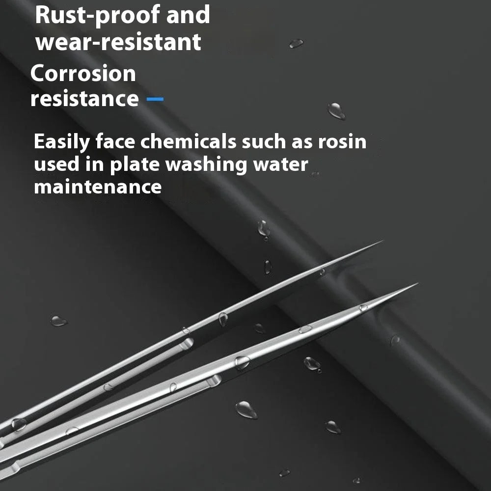 MAANT SS-A1 Stainless Steel Tweezers Non-Magnetic High Precision Jump Wire Clip for Phone Repair - 7