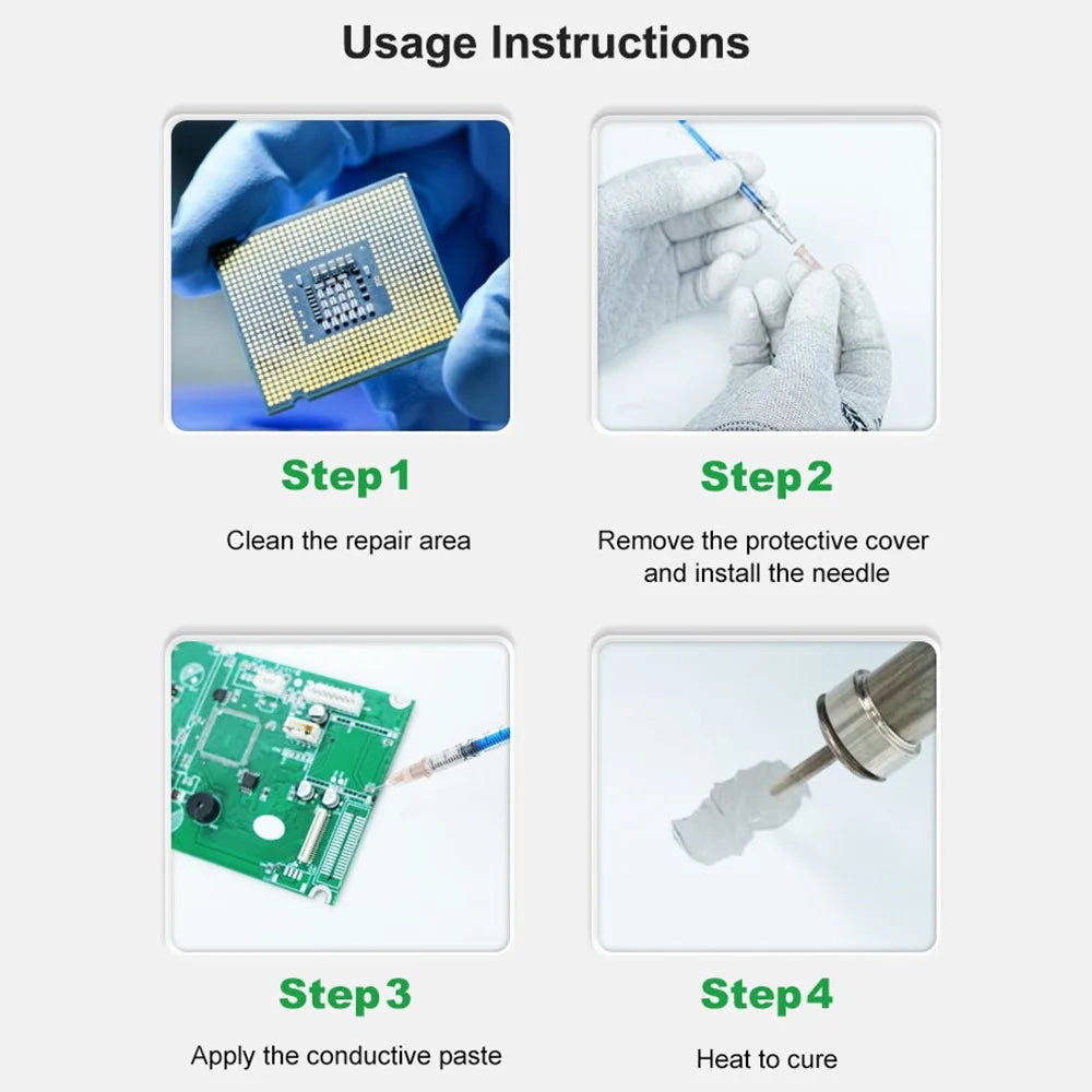 RELIFE HW31 0.2ml Conductive Silver Paste for Ribbon Cable Phone Circuit Repair - 5