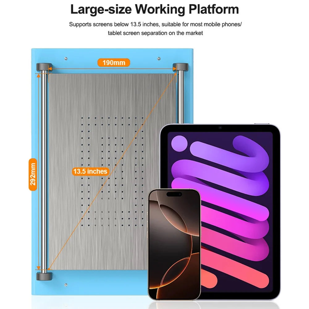 SUNSHINE S-918R LCD Vacuum Screen Separator Phone LCD Glass Removing Changing Repair Machine - EU Plug - 5