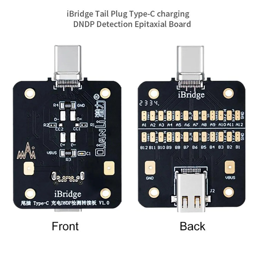 QIANLI iBridge Tail Plug Type-C Charging DNDP Detection Epitaxial Board - 2